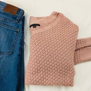 Mute Pink American Eagle Knit Sweater NWOT